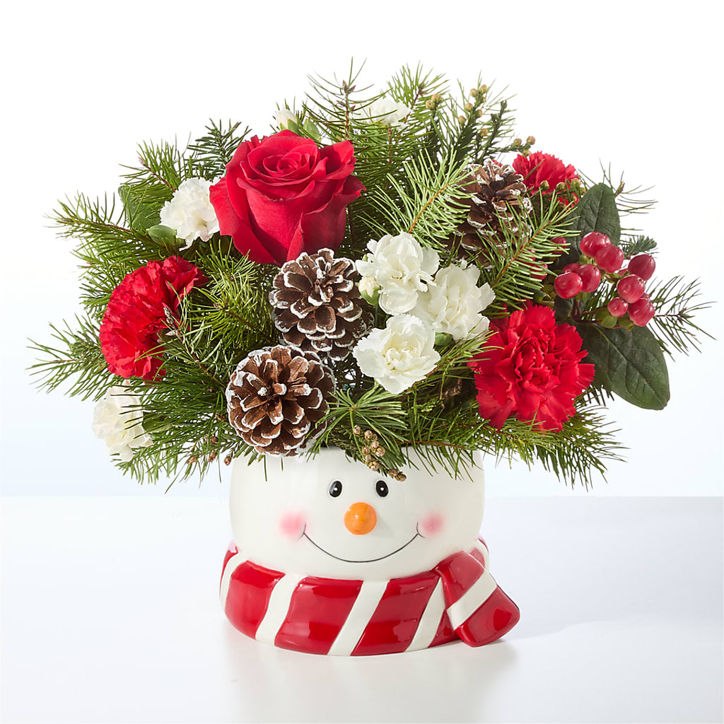 Jolly Snowman Bouquet –  Bruce Philp Florist, Windsor ON
