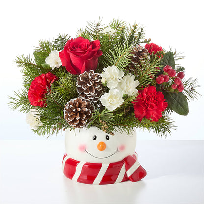 Jolly Snowman Bouquet –  Bruce Philp Florist, Windsor ON