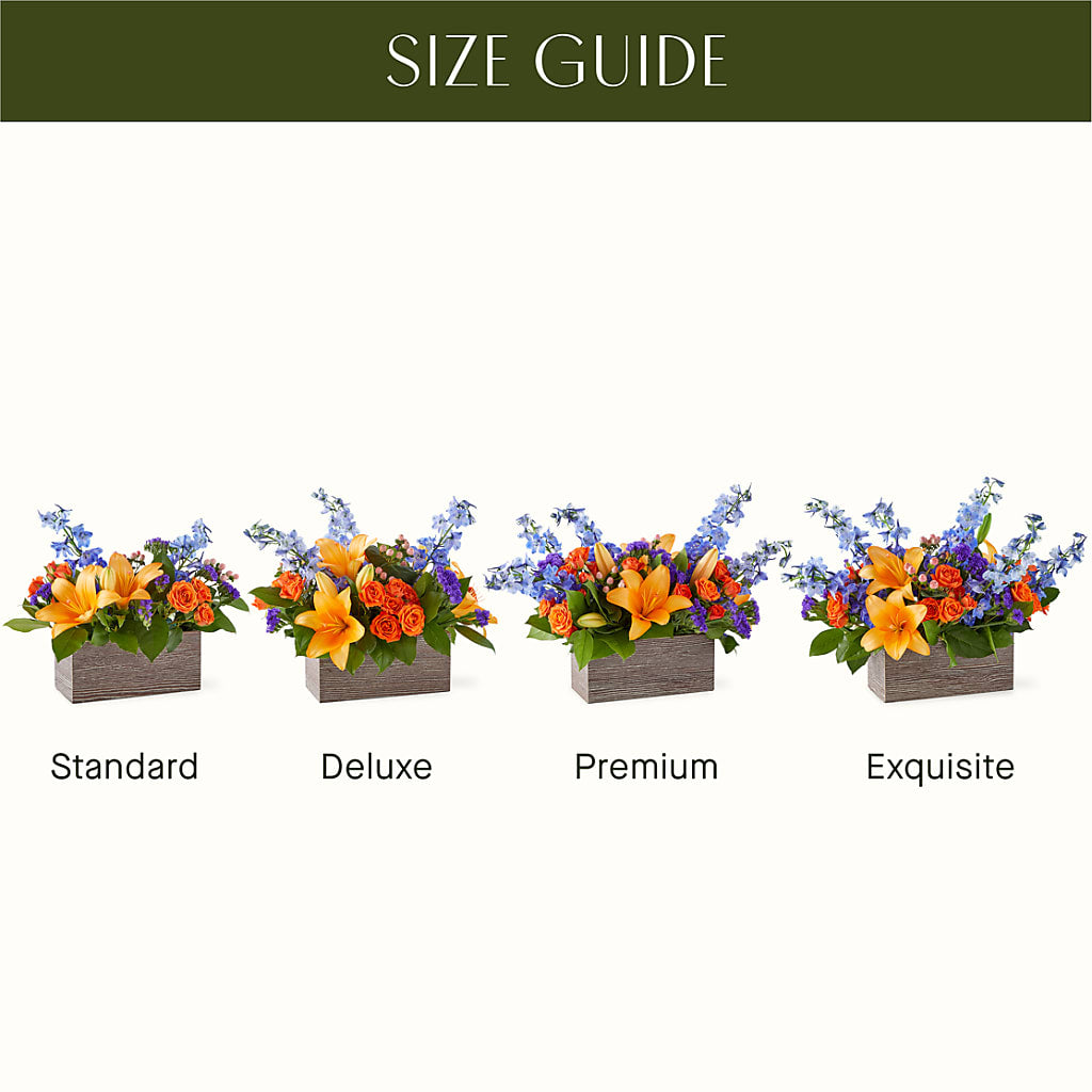 Radiant Citrus Box Bouquet –  Bruce Philp Florist, Windsor ON