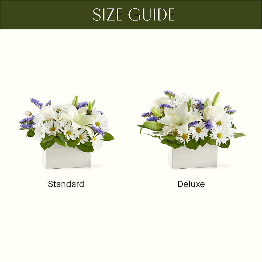 Beyond Blue Box Bouquet –  Bruce Philp Florist, Windsor ON
