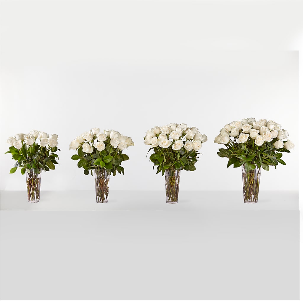 Long Stem White Rose Bouquet –  Bruce Philp Florist, Windsor ON