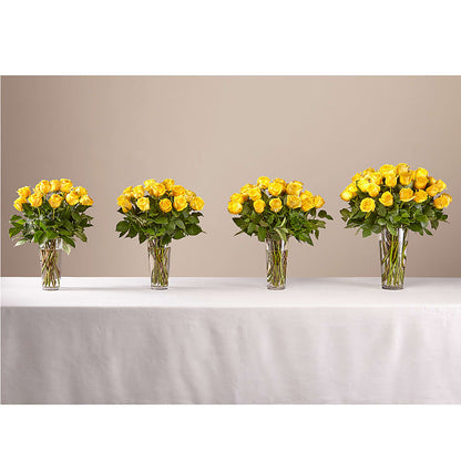 Long Stem Yellow Rose Bouquet –  Bruce Philp Florist, Windsor ON