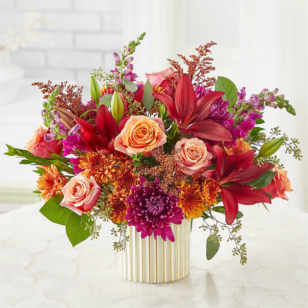 Burgundy Landscape Bouquet –  Bruce Philp Florist, Windsor ON