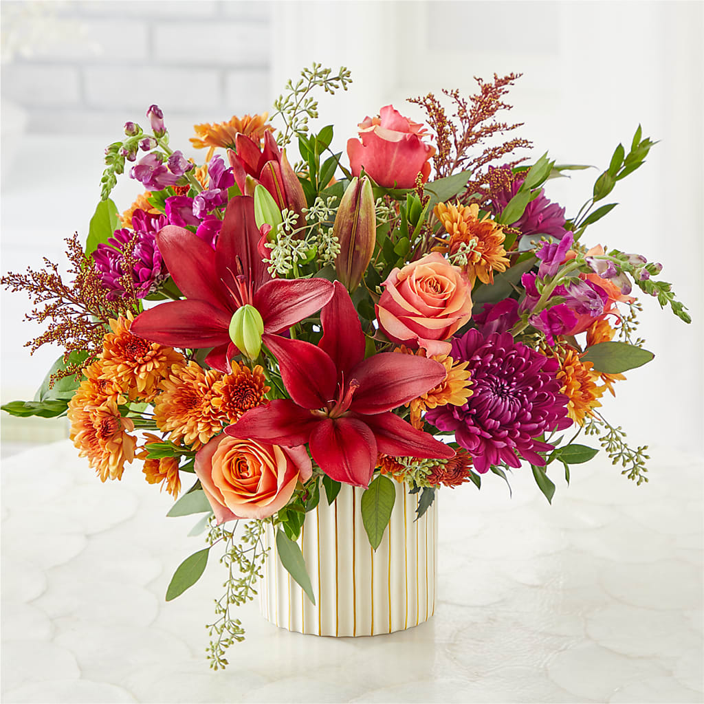 Burgundy Landscape Bouquet –  Bruce Philp Florist, Windsor ON