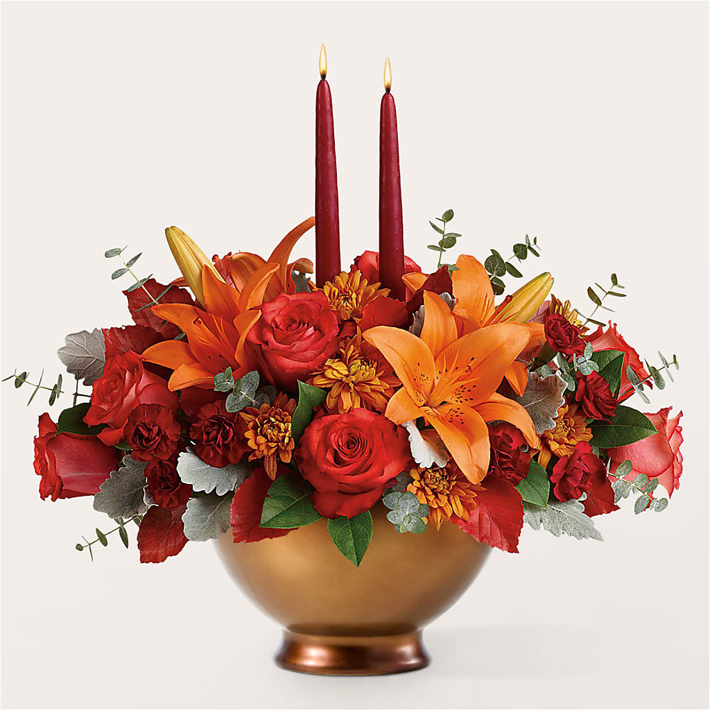 Fruits of Fall Centerpiece –  Bruce Philp Florist, Windsor ON
