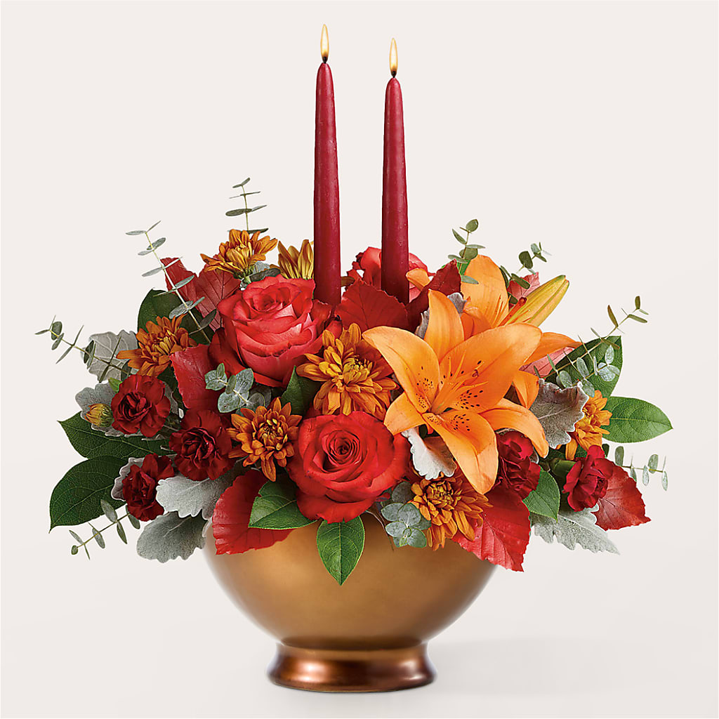 Fruits of Fall Centerpiece –  Bruce Philp Florist, Windsor ON