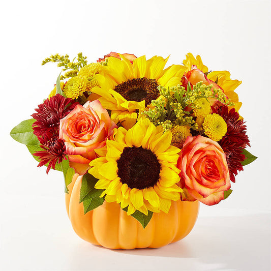 Golden Gourd Pumpkin Bouquet –  Bruce Philp Florist, Windsor ON