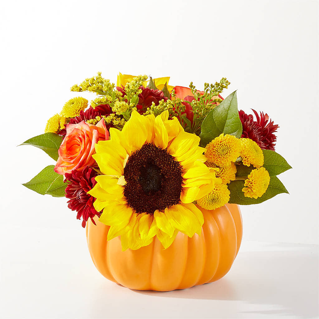 Golden Gourd Pumpkin Bouquet –  Bruce Philp Florist, Windsor ON