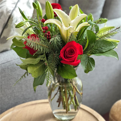 Sparkling Snowflakes Bouquet –  Bruce Philp Florist, Windsor ON