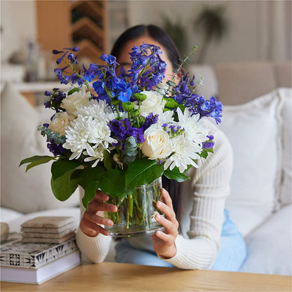 Cerulean Waves Bouquet –  Bruce Philp Florist, Windsor ON