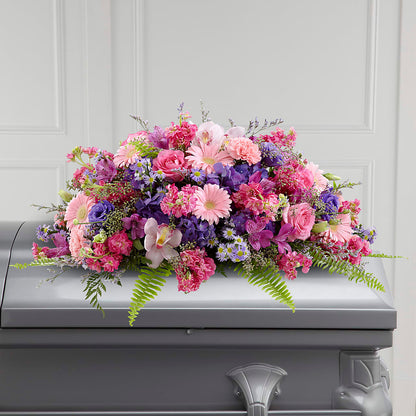 Glorious Garden Casket Spray –  Bruce Philp Florist, Windsor ON