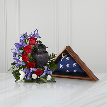 Patriotic Tribute Arrangement –  Bruce Philp Florist, Windsor ON