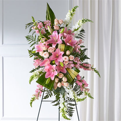 Elegant Embrace Standing Spray –  Bruce Philp Florist, Windsor ON