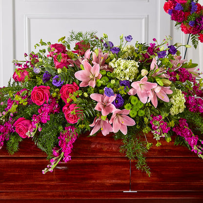 Radiant Tribute Casket Spray –  Bruce Philp Florist, Windsor ON