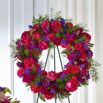 Calming Colors Wreath –  Bruce Philp Florist, Windsor ON