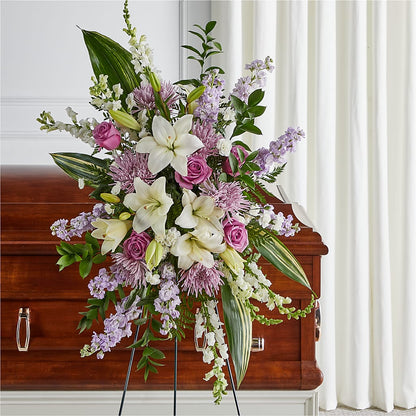 Grateful Hearts Standing Spray –  Bruce Philp Florist, Windsor ON