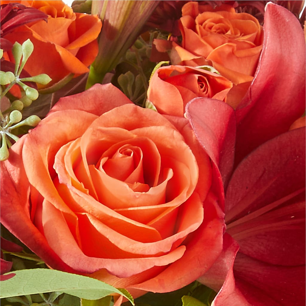 Crimson Leaves Bouquet –  Bruce Philp Florist, Windsor ON