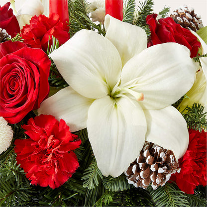 Seasonal Festivities Centerpiece –  Bruce Philp Florist, Windsor ON