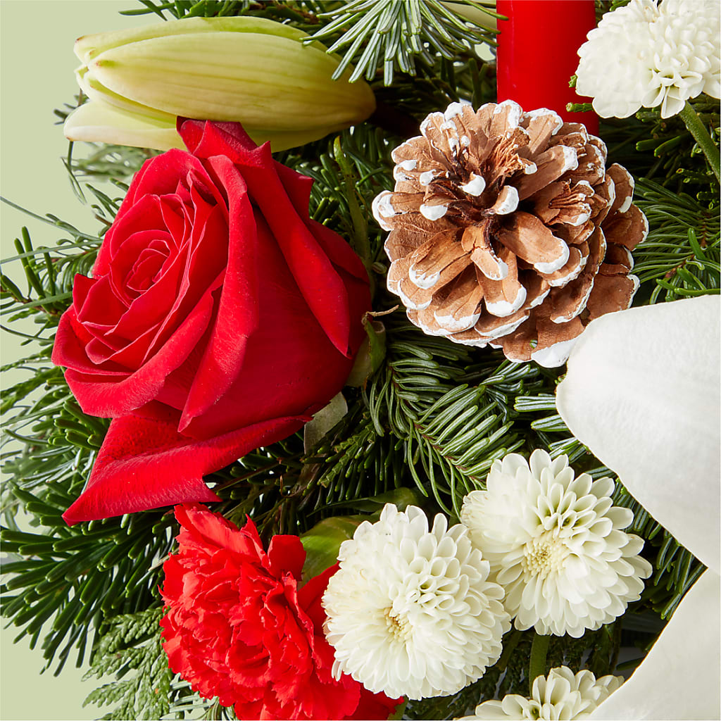 Seasonal Festivities Centerpiece –  Bruce Philp Florist, Windsor ON