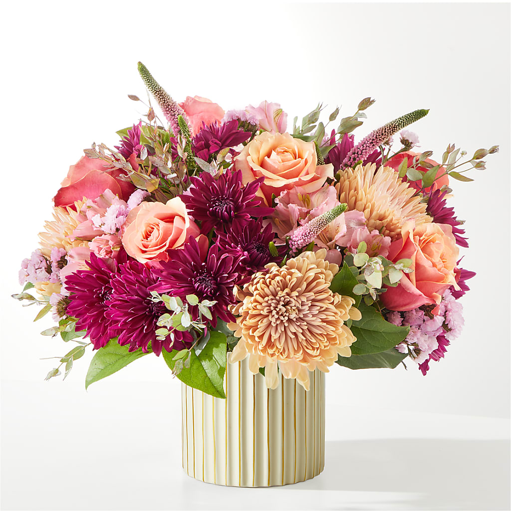 Berry Cobbler Bouquet with Ivory Vase –  Bruce Philp Florist, Windsor ON