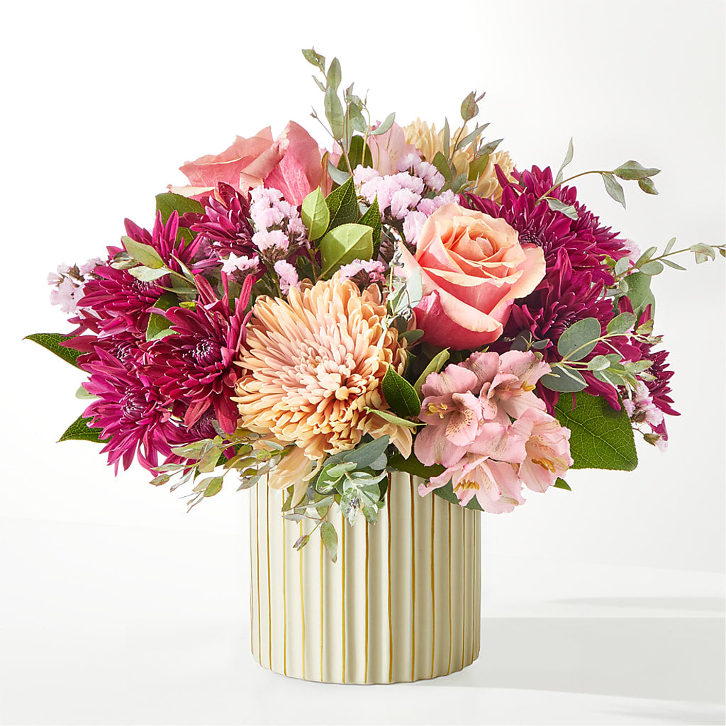 Berry Cobbler Bouquet with Ivory Vase –  Bruce Philp Florist, Windsor ON
