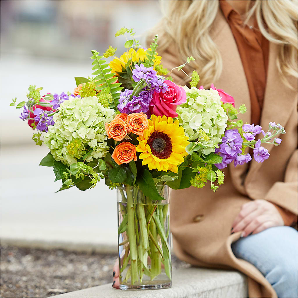 Vibrant Greetings Bouquet –  Bruce Philp Florist, Windsor ON
