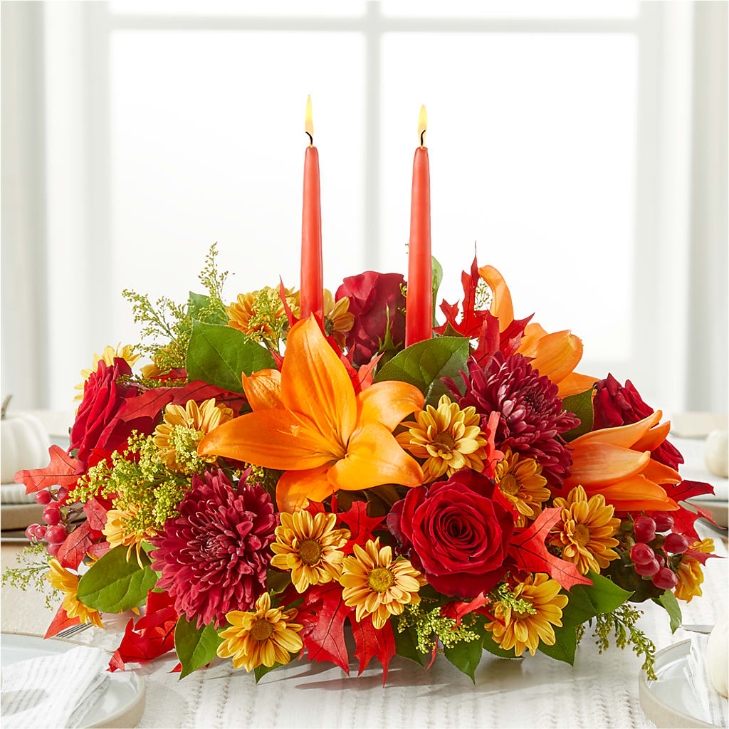 Autumn's Embrace Centerpiece –  Bruce Philp Florist, Windsor ON