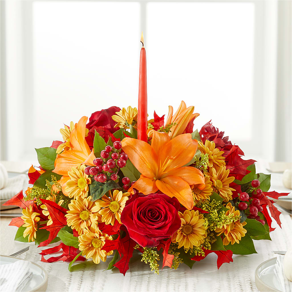 Autumn's Embrace Centerpiece –  Bruce Philp Florist, Windsor ON